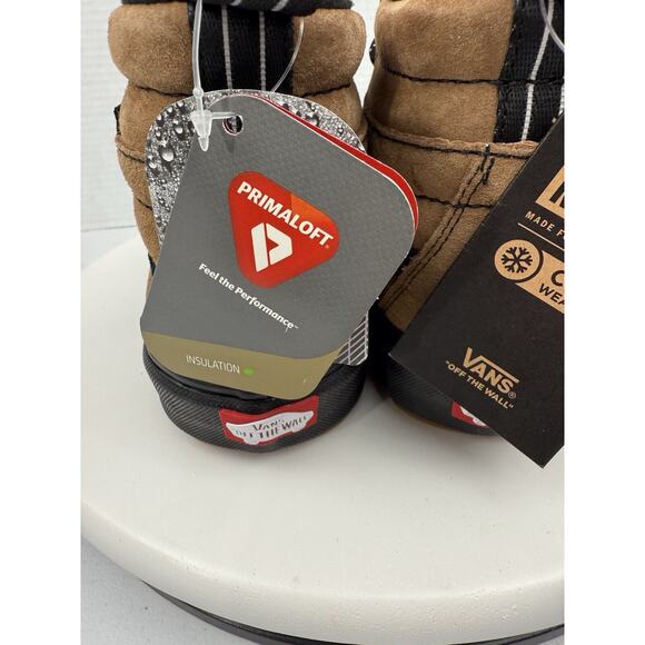 VANS SK8-Hi MTE-2 Womens Sz 9 Dachshund Brown Black Waterproof Hiking Shoe Boots - Picture 7 of 12